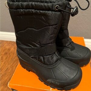 Northside Frosty Kids Black Snow Boots